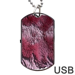 Texture Background Dog Tag Usb Flash (one Side) by Nexatart