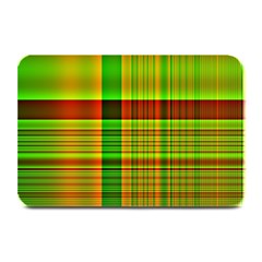 Multicoloured Background Pattern Plate Mats by Nexatart