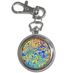 Color Particle Background Key Chain Watches by Nexatart
