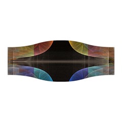 Black Cross With Color Map Fractal Image Of Black Cross With Color Map Stretchable Headband