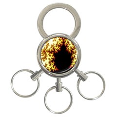 A Fractal Image 3-ring Key Chains by Nexatart