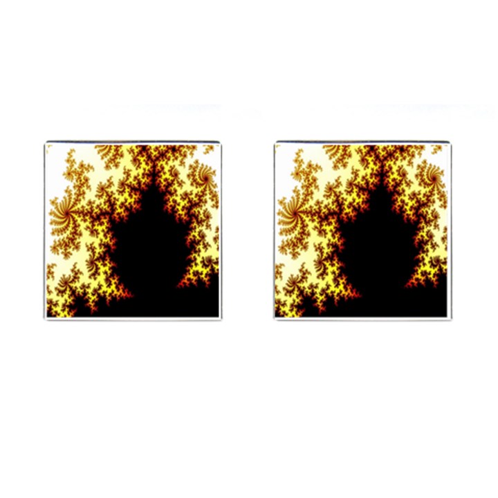 A Fractal Image Cufflinks (Square)