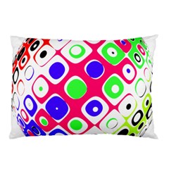 Color Ball Sphere With Color Dots Pillow Case