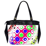 Color Ball Sphere With Color Dots Office Handbags (2 Sides)  Back