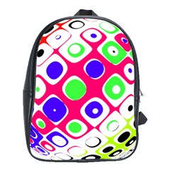 Color Ball Sphere With Color Dots School Bags (xl)  by Nexatart