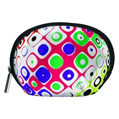 Color Ball Sphere With Color Dots Accessory Pouches (medium)  by Nexatart