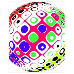 Color Ball Sphere With Color Dots Drawstring Bag (small) by Nexatart