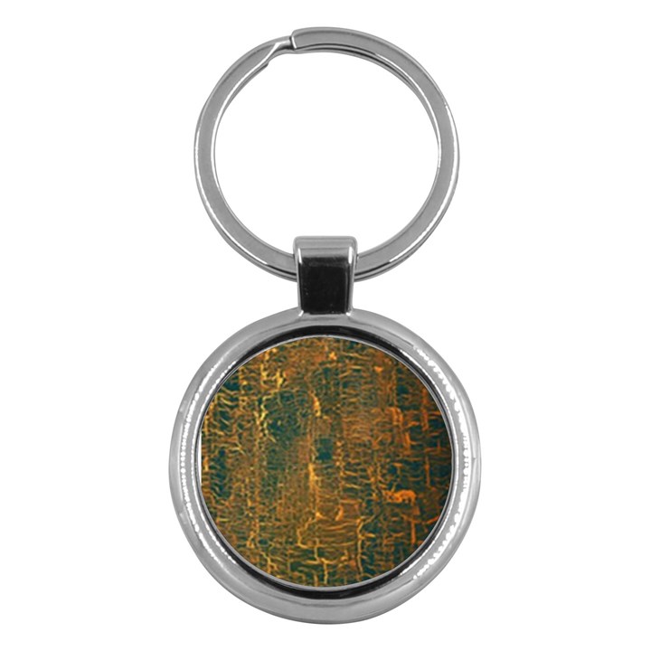 Black And Yellow Color Key Chains (Round) 