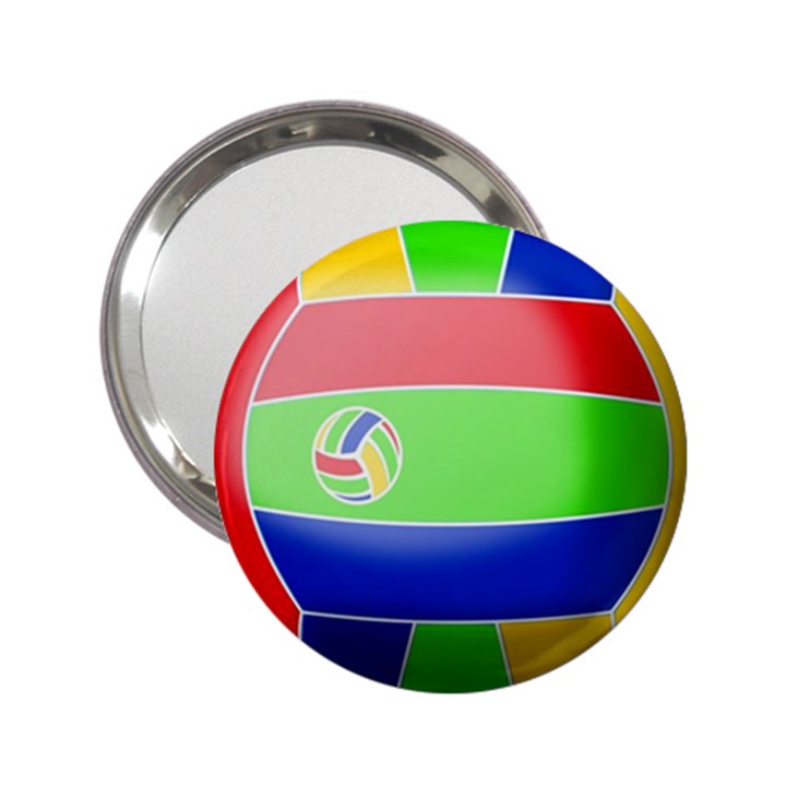 Balloon Volleyball Ball Sport 2.25  Handbag Mirrors