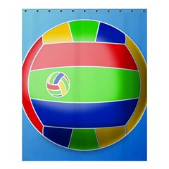 Balloon Volleyball Ball Sport Shower Curtain 60  X 72  (medium)  by Nexatart