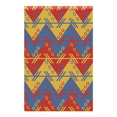 Aztec South American Pattern Zig Zag Shower Curtain 48  X 72  (small)  by Nexatart