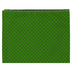 Paper Pattern Green Scrapbooking Cosmetic Bag (xxxl)  by Nexatart
