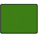 Paper Pattern Green Scrapbooking Double Sided Fleece Blanket (Medium)  58.8 x47.4  Blanket Front