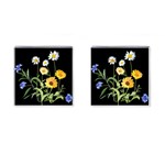 Flowers Of The Field Cufflinks (Square) Front(Pair)