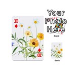 Flowers Flower Of The Field Playing Cards 54 (Mini)  Front - Diamond10