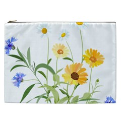 Flowers Flower Of The Field Cosmetic Bag (xxl)  by Nexatart