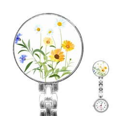 Flowers Flower Of The Field Stainless Steel Nurses Watch by Nexatart