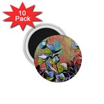 Spring Flowers Magic Cube 1.75  Magnets (10 pack)  Front