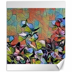 Spring Flowers Magic Cube Canvas 8  X 10 