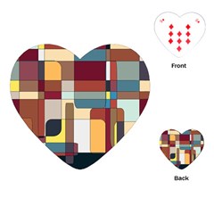 Patchwork Playing Cards (heart)  by digitaldivadesigns