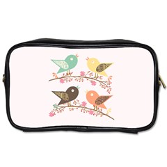 Four Birds Toiletries Bags 2-side by linceazul