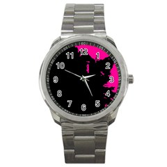 Abstraction Sport Metal Watch by Valentinaart