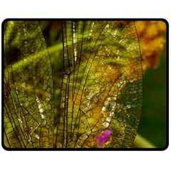 Dragonfly Dragonfly Wing Insect Double Sided Fleece Blanket (medium) 