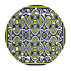 Tiles Panel Decorative Decoration Round Filigree Ornament (two Sides) by Nexatart