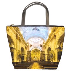 Church The Worship Quito Ecuador Bucket Bags by Nexatart