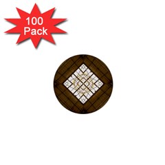 Steel Glass Roof Architecture 1  Mini Buttons (100 Pack)  by Nexatart
