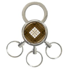 Steel Glass Roof Architecture 3-ring Key Chains by Nexatart