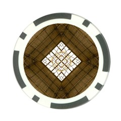 Steel Glass Roof Architecture Poker Chip Card Guard by Nexatart