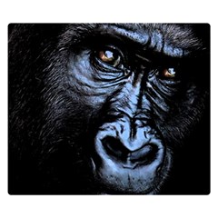 Gorilla Double Sided Flano Blanket (small)  by Valentinaart