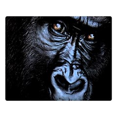 Gorilla Double Sided Flano Blanket (large)  by Valentinaart