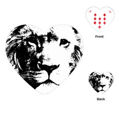 Lion  Playing Cards (heart) 