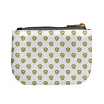 Angry Emoji Graphic Pattern Mini Coin Purses Back