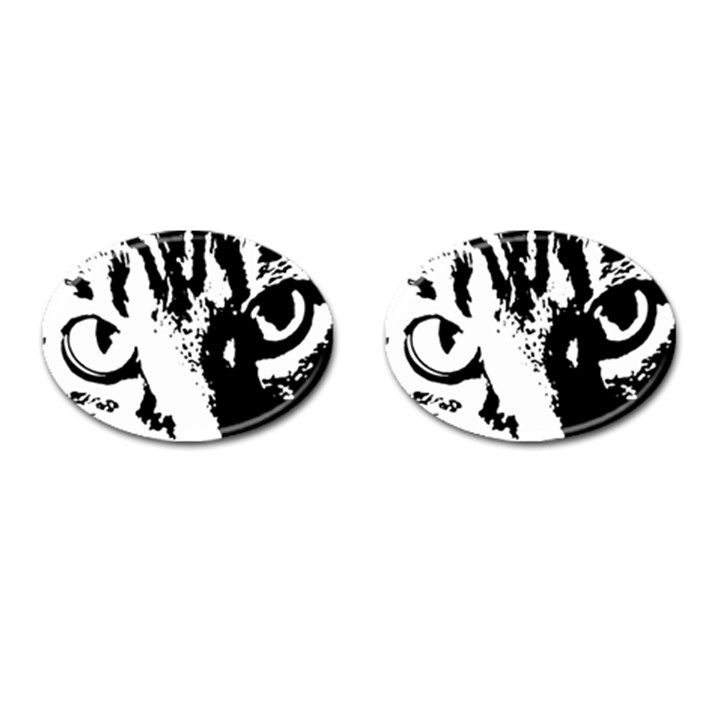 Cat Cufflinks (Oval)