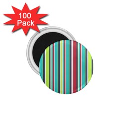 Colorful Striped Background  1 75  Magnets (100 Pack)  by TastefulDesigns