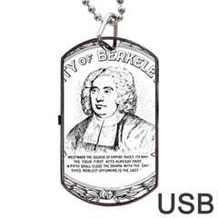 Seal Of Berkeley, California Dog Tag Usb Flash (one Side) by abbeyz71