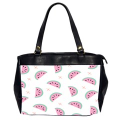 Watermelon Wallpapers  Creative Illustration And Patterns Office Handbags (2 Sides) 