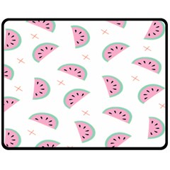 Watermelon Wallpapers  Creative Illustration And Patterns Fleece Blanket (Medium) 