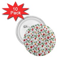 Strawberry Pattern 1 75  Buttons (10 Pack) by Valentinaart