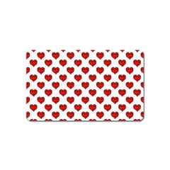 Emoji Heart Shape Drawing Pattern Magnet (name Card) by dflcprints