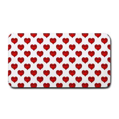 Emoji Heart Shape Drawing Pattern Medium Bar Mats by dflcprints