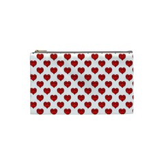 Emoji Heart Shape Drawing Pattern Cosmetic Bag (small)  by dflcprints