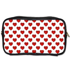 Emoji Heart Shape Drawing Pattern Toiletries Bags 2-side by dflcprints