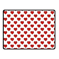 Emoji Heart Shape Drawing Pattern Double Sided Fleece Blanket (small)  by dflcprints