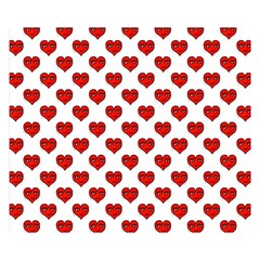 Emoji Heart Shape Drawing Pattern Double Sided Flano Blanket (small)  by dflcprints