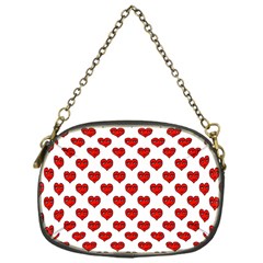 Emoji Heart Character Drawing  Chain Purses (one Side)  by dflcprints