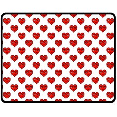 Emoji Heart Character Drawing  Fleece Blanket (medium)  by dflcprints